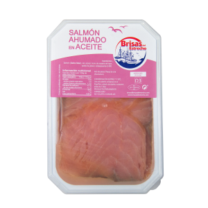 Salmón ahumado en aceite